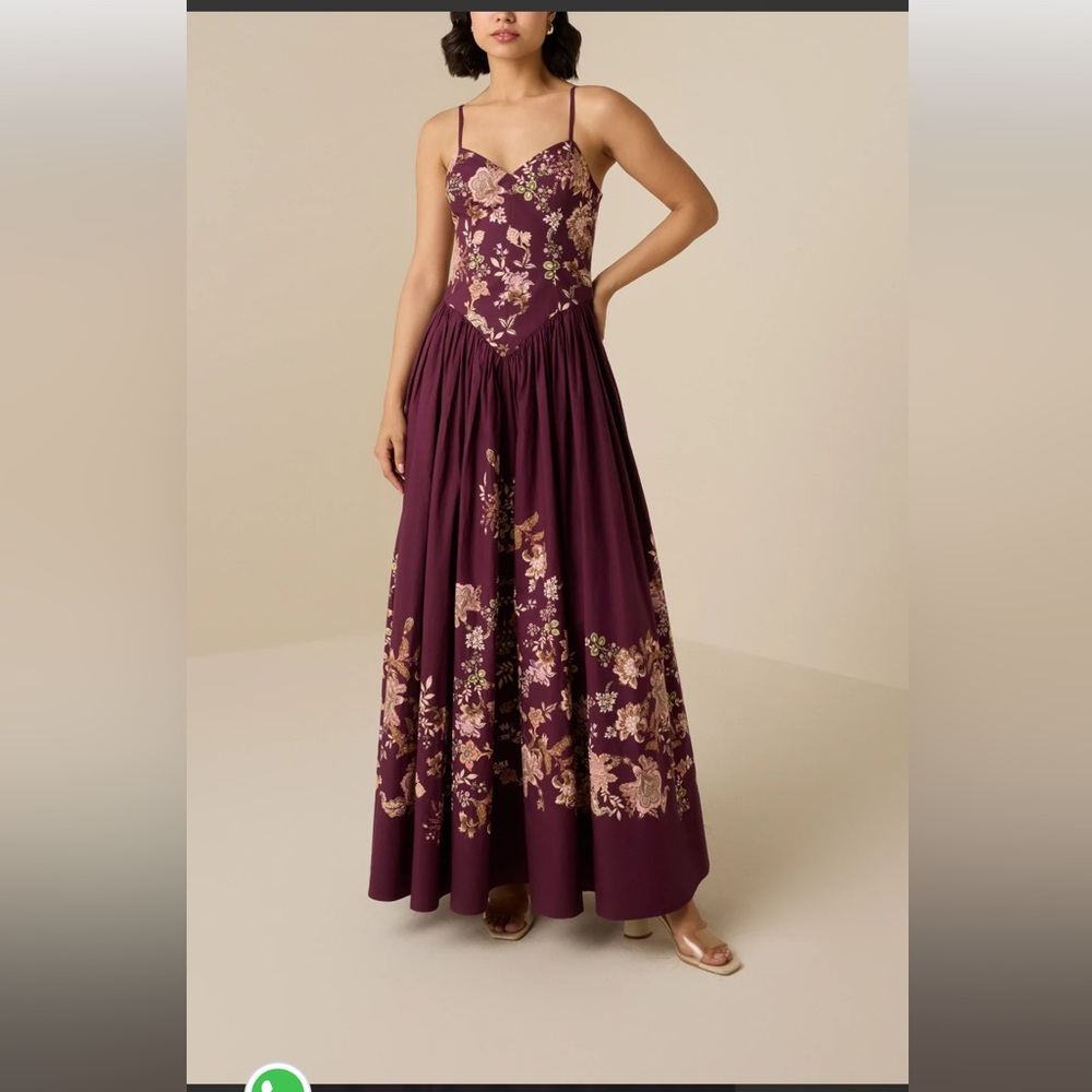 NWT Hemant & Nandita Savi Maxi Dress Sz M